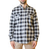 Camisa leñadora gris
