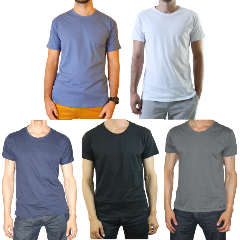 Pack 5 camisetas slim