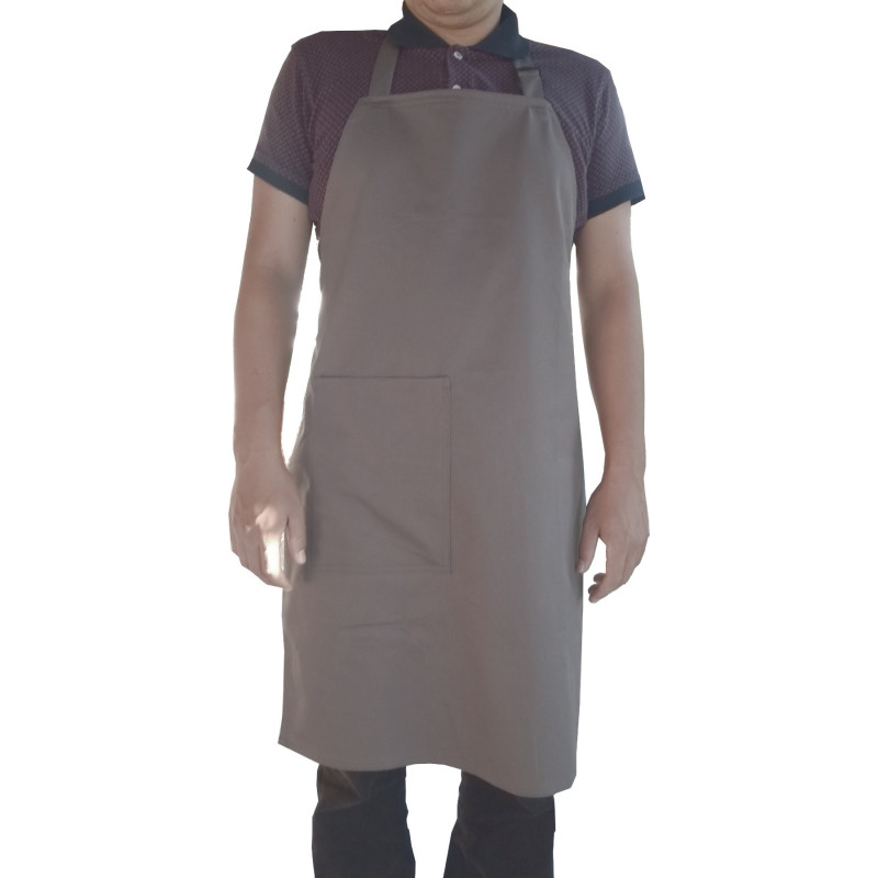 Delantal en jean ajustable y resistente