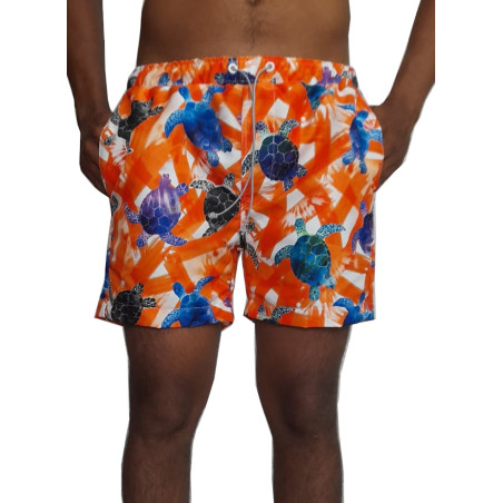 Bañador corto estampado