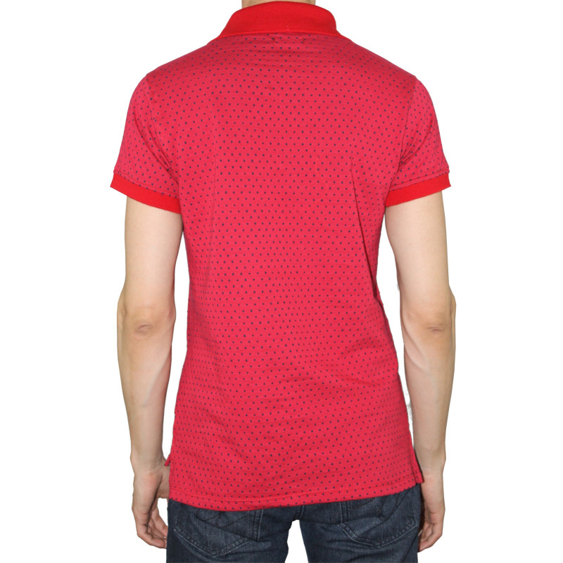 Polo slim motivo de puntos