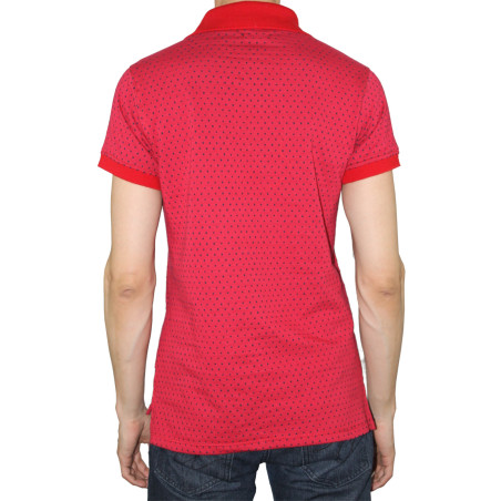 Polo slim motivo de puntos