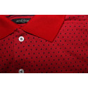 Polo slim motivo de puntos