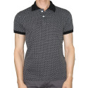 Polo slim motivo de puntos