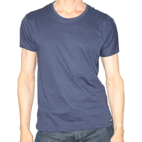 Camiseta slim algodón peinado