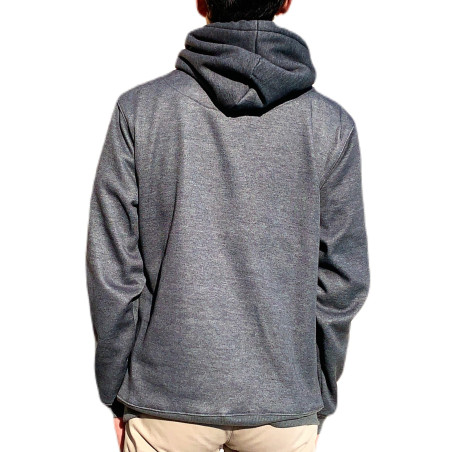 Hoodie en algodón perchado