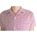 Camisa manga corta estampada slim fit