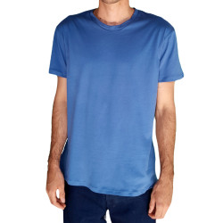 Camiseta slim fit en algodón peinado