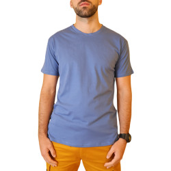 Camiseta slim fit en algodón peinado