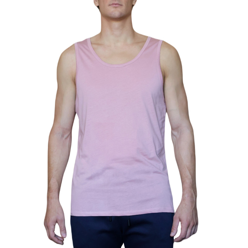 Musculosa en algodón unicolor