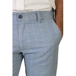 Pantalón slim a cuadros