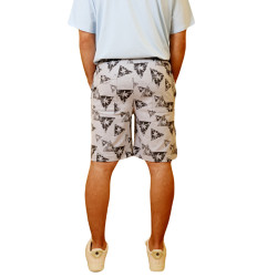 Shorts amplios con estampado